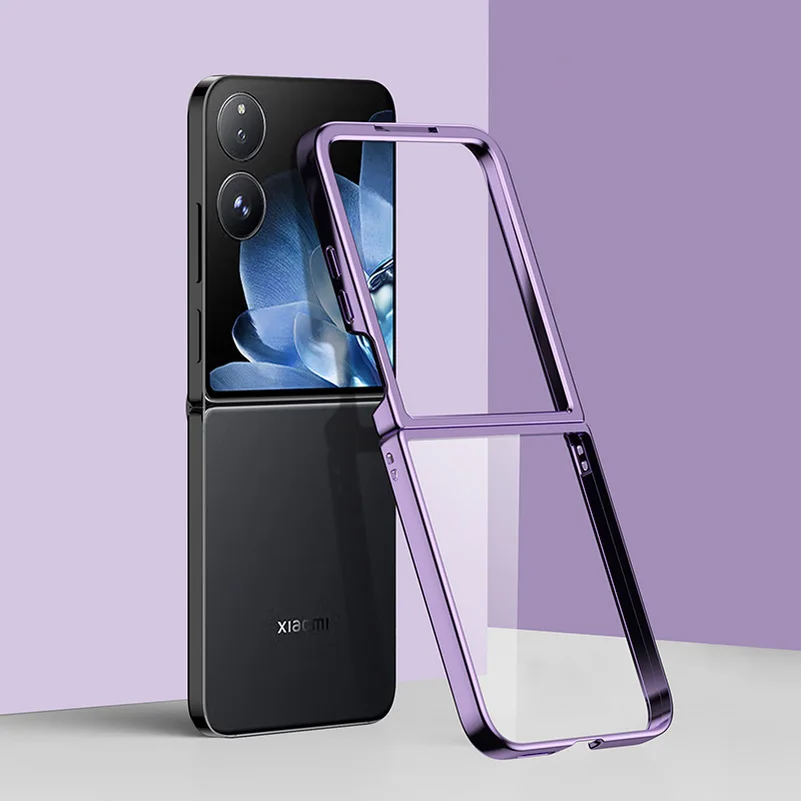 Sleek Transparent Electroplated Protective Phone Case - Ultra Thin & Flexible