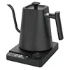 110V/220V Gooseneck Electric Kettle 1.0L Hand Brew Coffee Pot Smart Temperature Control Pot 1200W Rapid Heating Kettle Teapot 1