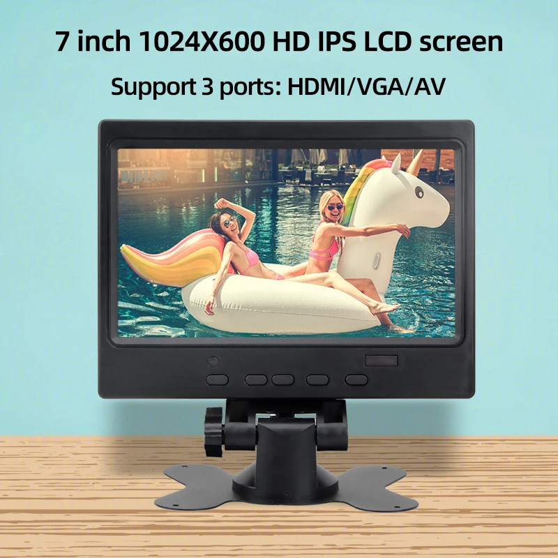 7 ġ ġ ũ ޴ , 1024x600 IPS LCD  , HDMI ȣȯ VGA AV   ڵ ÷