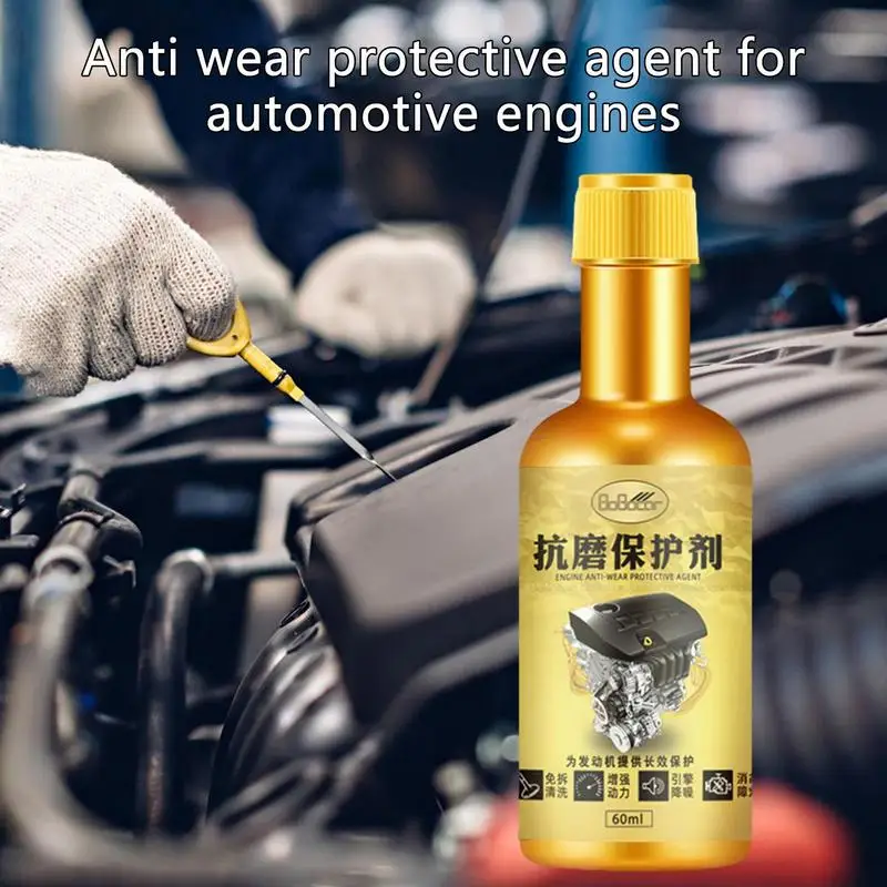 Car Engine Oil 2.02oz Wear Repair Agent Auto Protective Motor Restore Additive Noise Reduction Antiwear Supplies Car engine care images - 6