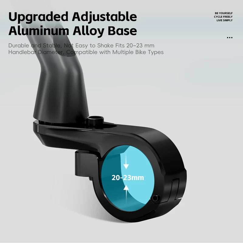 Premium Anti-Glare Wide Angle Telescopic Bicycle Rearview Mirror