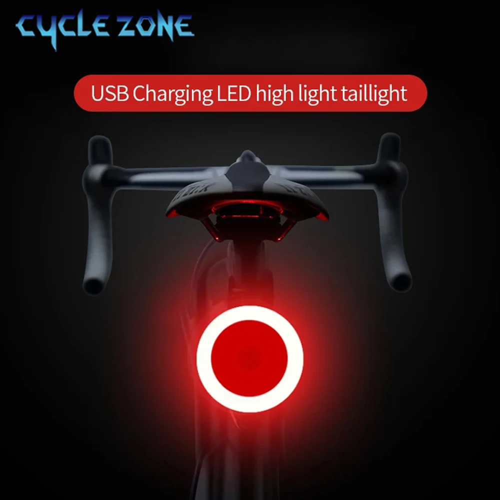 Night Ride Bicycle Taillight Bicycle Light Charging Mountain Lights Road Bike Ride Creative Taillight Equipment