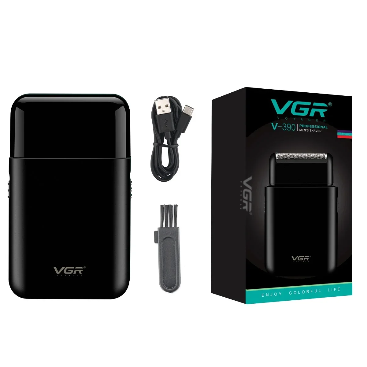black with box