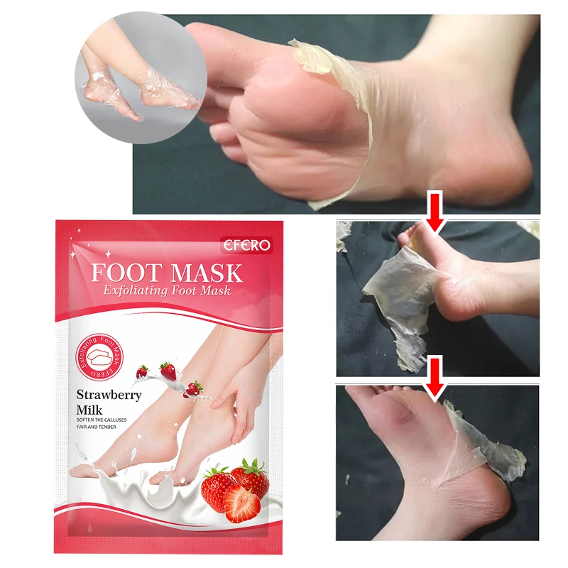 

Exfoliating Foot Mask Moisturizing Spa Pedicure Socks Anti Drying Cracking Care Heel Peeling Dead Skin Remover Feet Mask