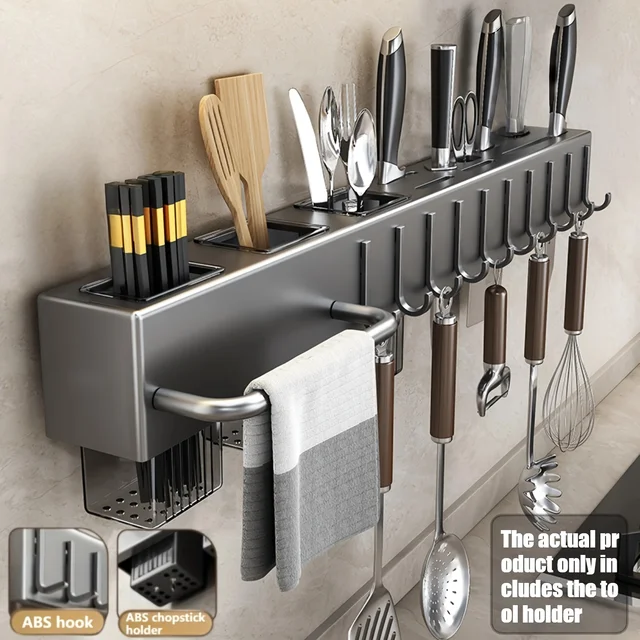 Heavy Duty Carbon Steel Wall Mounted Kitchen Organizer 2