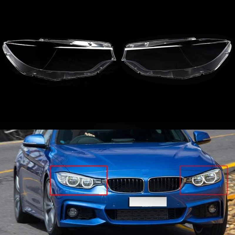 

1 пара, прозрачные передние фары для BMW 4 серии F32 F33 F36 2013-2016