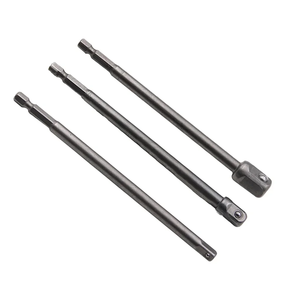 thumbnail image 2 of YOSIGHT 3Pcs Power Extension Bar Set, 1/4 In. Hex Shank Driver Socket Adapter For Drill 1 4 In 3 8 In 1 2 In Chrome Vanadium Steel Adapter C36 2 of 11