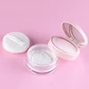 Portable Loose Powder Box with Makeup Puff Plastic 20g Empty Loose Powder Pot With Mirror Travel Makeup Cosmetics Container 1