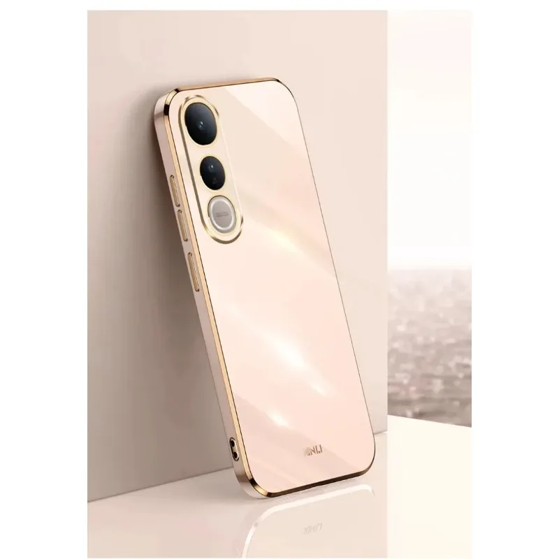 Luxurious 6D Plaiting Soft TPU Shockproof Phone Case - Elegant Plating Silicone Back Cover