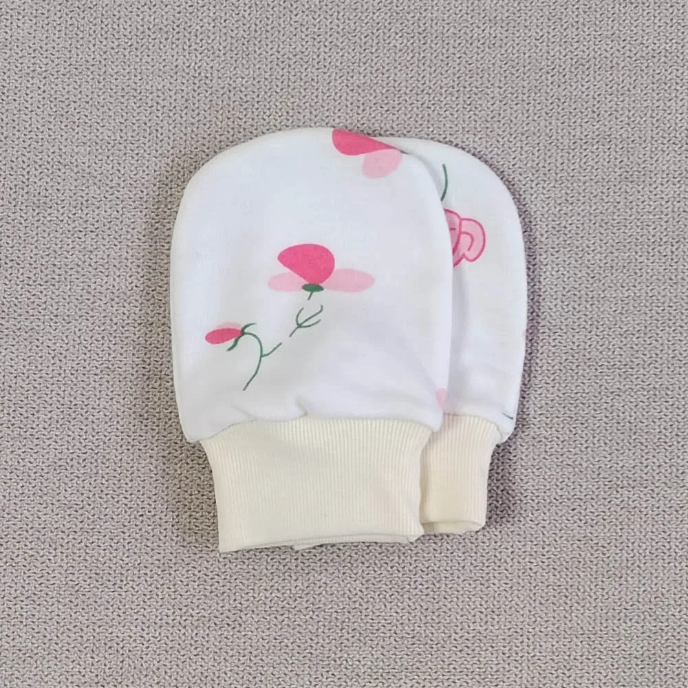 5 Pairs Baby Gloves Newborn No Scratch Mittens For Baby Set Cotton 0-3 Months Unisex Newborn Hand Mittens For Boys Girls 3