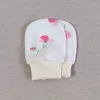 5 Pairs Baby Gloves Newborn No Scratch Mittens For Baby Set Cotton 0-3 Months Unisex Newborn Hand Mittens For Boys Girls 3