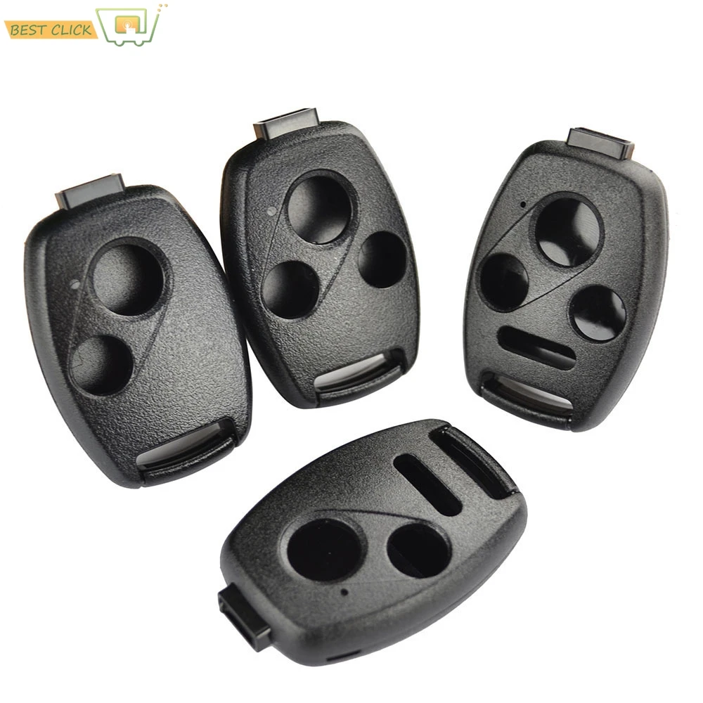 2/3/4 Tasten Auto Schlüssel Fall Shell Fernbedienung Für Honda Accord CRV HRV Pilot Fit Odyssey Ridgeline Civic 2003 2007 2008 2009 2010 2011
