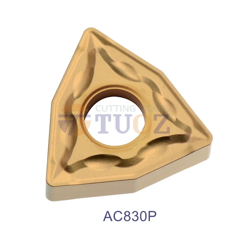 100% Original WNMG080408N-MU WNMG080412N-MU AC830P External Turning Tools Carbide Insert WNMG 080408 080412 -MU CNC Lathe Cutter