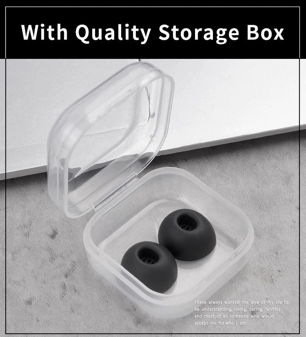 2Pcs Quality Silicone Ear Tips for Freebuds 5i TWS Eartips True Wireless Earbuds Tips With Filter Screen Soft Earplugs