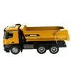 Huina 1582 alloy remote control dump truck simulation multi-function engineering vehicle model children's toys holiday gift. 5