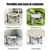 Portable Potty Seat Foldable Toddler Potty Training Toilet With Storage Bags Potty Training Toilet Travel-Friendly Anti-Slip 4