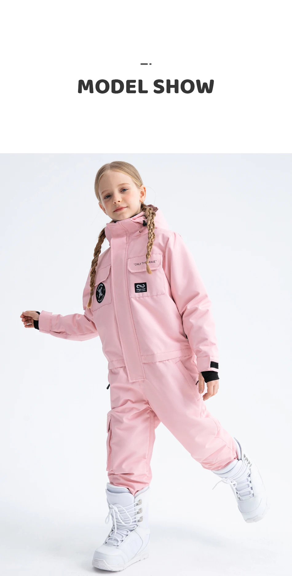 Kids ski jumpsuit