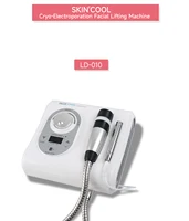 2024 New Skin Cool Cryo-Electroporation Facial Lifting Machine Lymph Circulation Dark Eye bags Double Chin Yellowish Removal 2