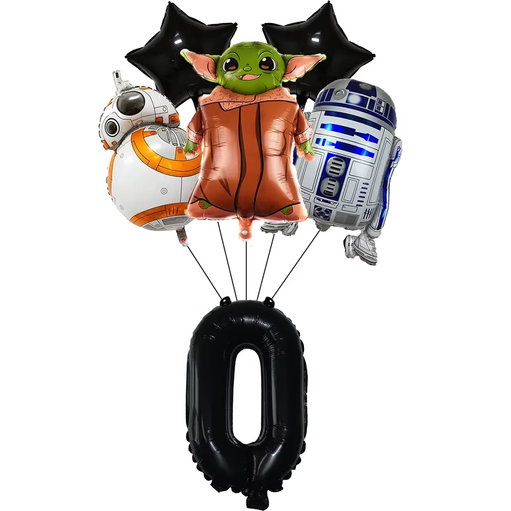 Star Wars Partyzubehör Tischgeschirr-Set Teller Becher Servietten Tischdecke für Babyparty Themenparty Kindergeburtstag Dekoration – Detail 26