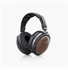 FiiO FT1 Closed-Back Over-Ear Headphone 60mm Dynamic Driver Hi-Res Audio Wired HiFi American Black Wood Ear Cups for Studio 1