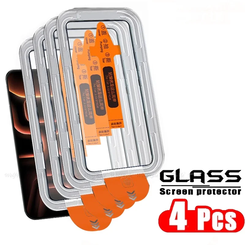 Premium Tempered Glass Screen Protector - 9H HD Dust-Free, Multiple Pack Options