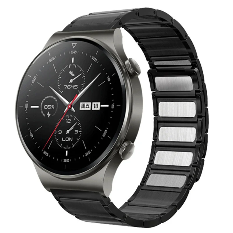 Magnetic Stainless Steel Watch Strap - Adjustable Metal Bracelet