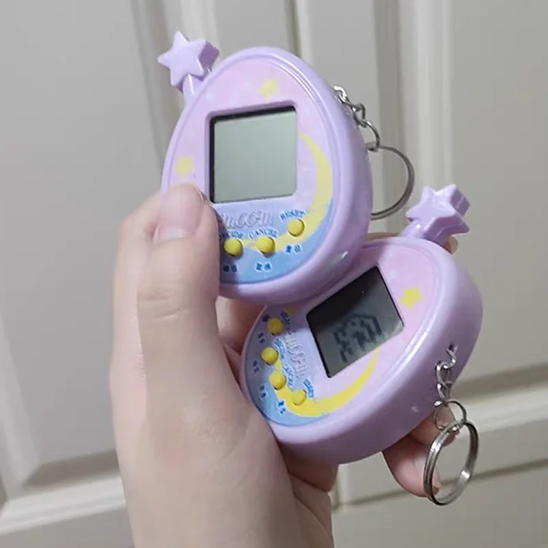

New Tamagotchi Electronic Pets Gift Keyring Feeding Elf Toy Game Console Educational Funny 90s Nostalgic Virtual Cyber Pet Toy