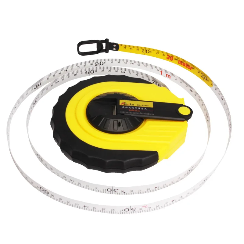 

20/30m Precision Tape Measure Circular Glass Fiber Leather Tape Carpenter Metric Measuring Meter Tape Measure Woodworking Tool