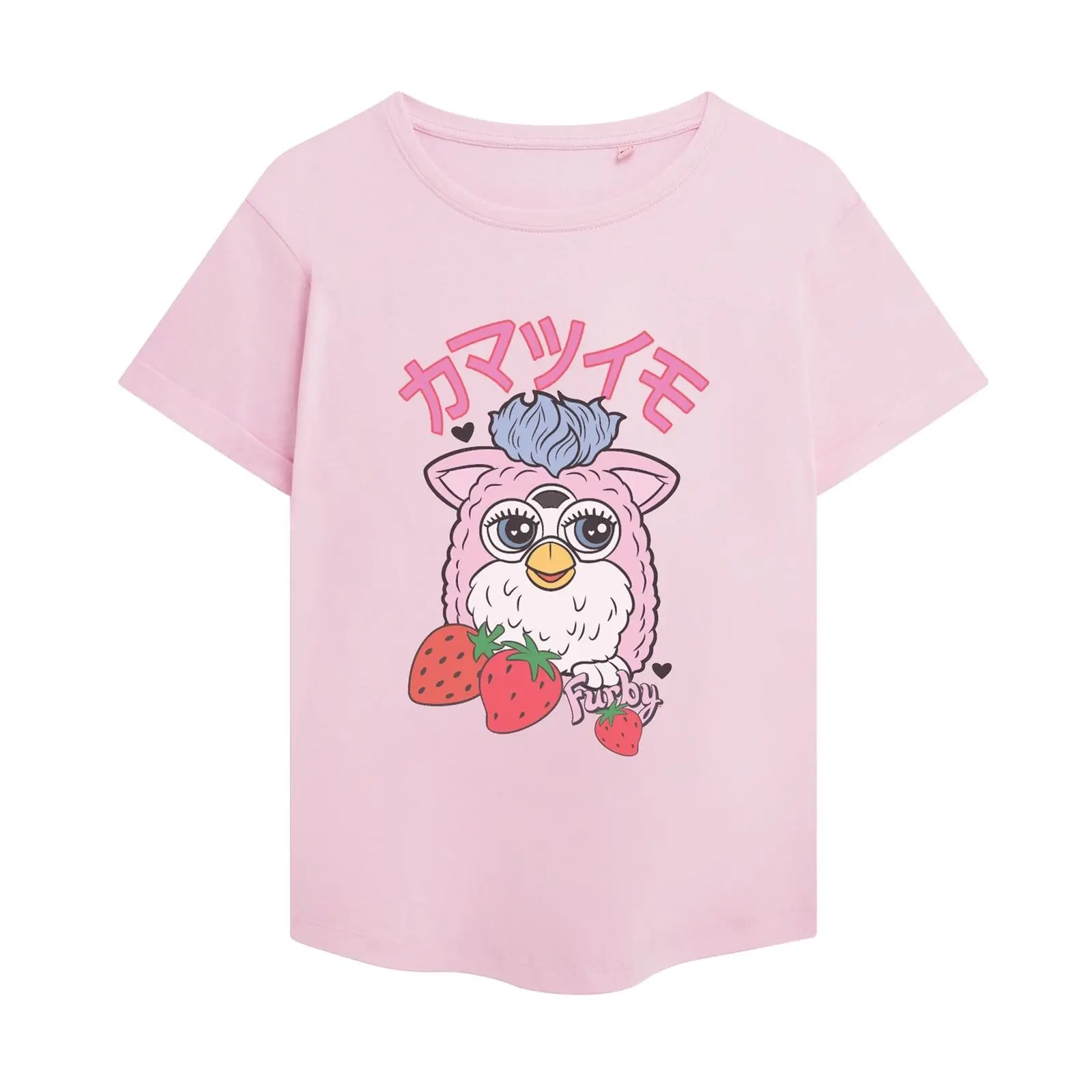 Furby T-Shirt Moda Donna Furby Strawberry Top Tee S-Xl Ufficiale