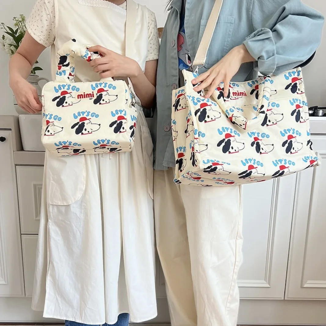INS New Cute Cartoon Printing Pet Storage Bag Out Portable Handbag Cat Puppy Snack Shoveling Bag Travel Dog Supplies