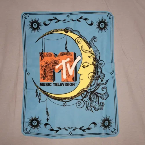 Mtv Camicia Per Adulti Grigio Extra Large Xl Casual Tee Pullover Musica Video Tv Nwt Maniche Lunghe O Corte