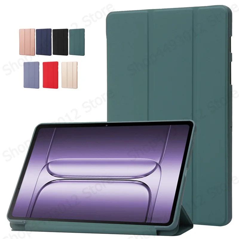 Premium PU Leather Tablet Case with Soft Silicone Back and Stand Feature - 13.2 Inch Cover