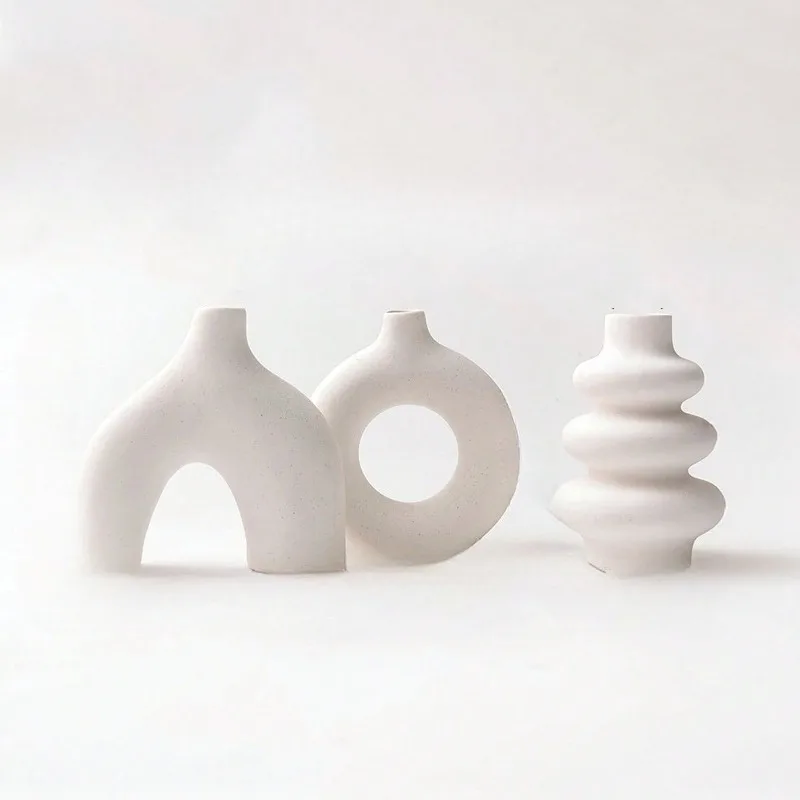 Modern Dried Flower Vase Home Decoration Center Wedding Table Party Living Room Office Bedroom Gift Creativity Convenient