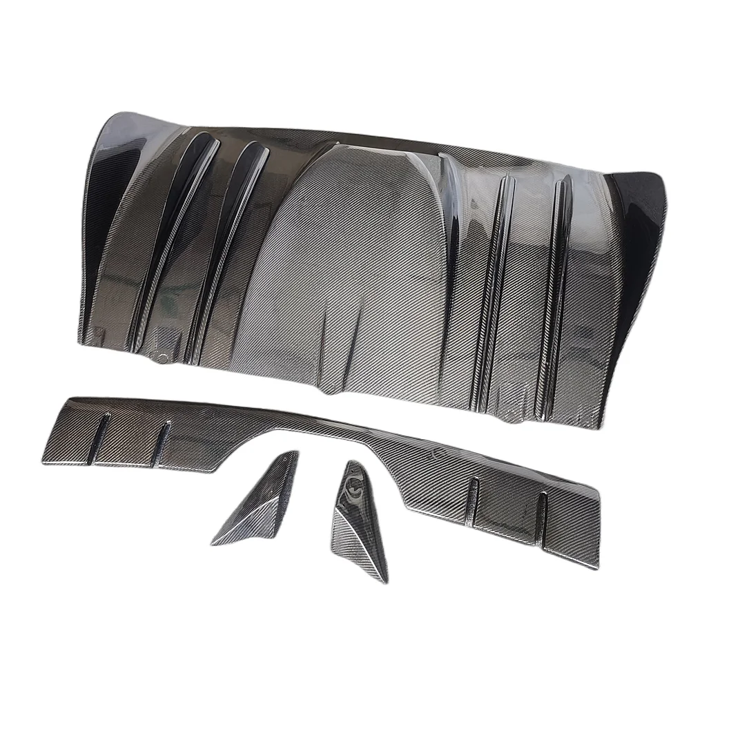 

HM Style F430 3K Real Carbon Fiber Rear bumper diffuser For Ferra-Ri 430 Rear Diffuser Fins