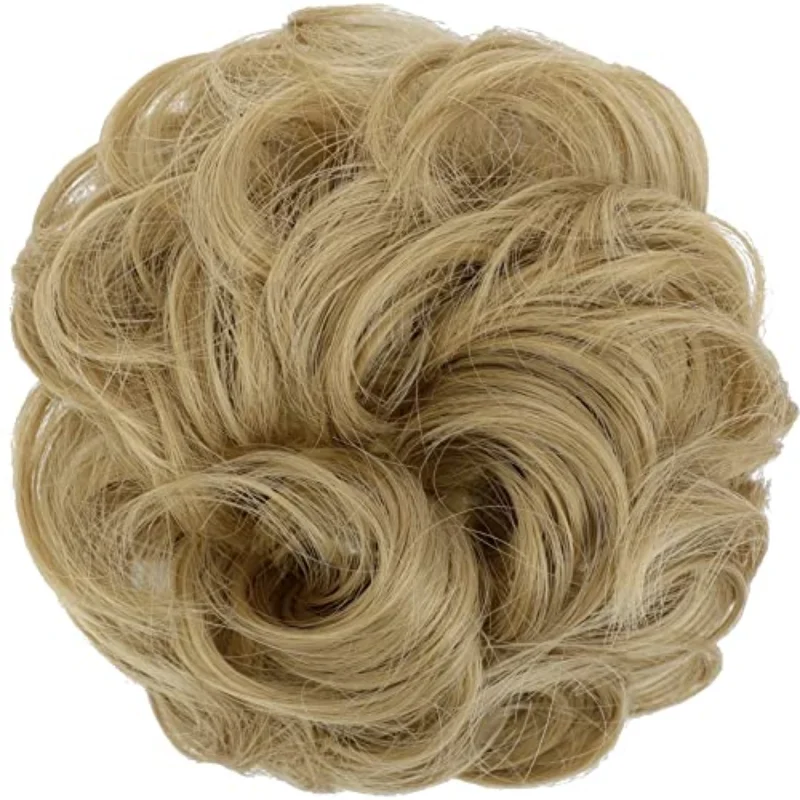 Claw Clip Messy Bun Hair Extensions Wavy Curly Bun Hair Extensions Messy Clip