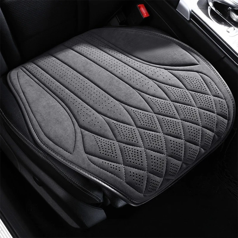 Coprisedile Universale per Auto in Pelle Scamosciata Traspirante Antiscivolo per Tutte le Stagioni Protezione Sedili Auto