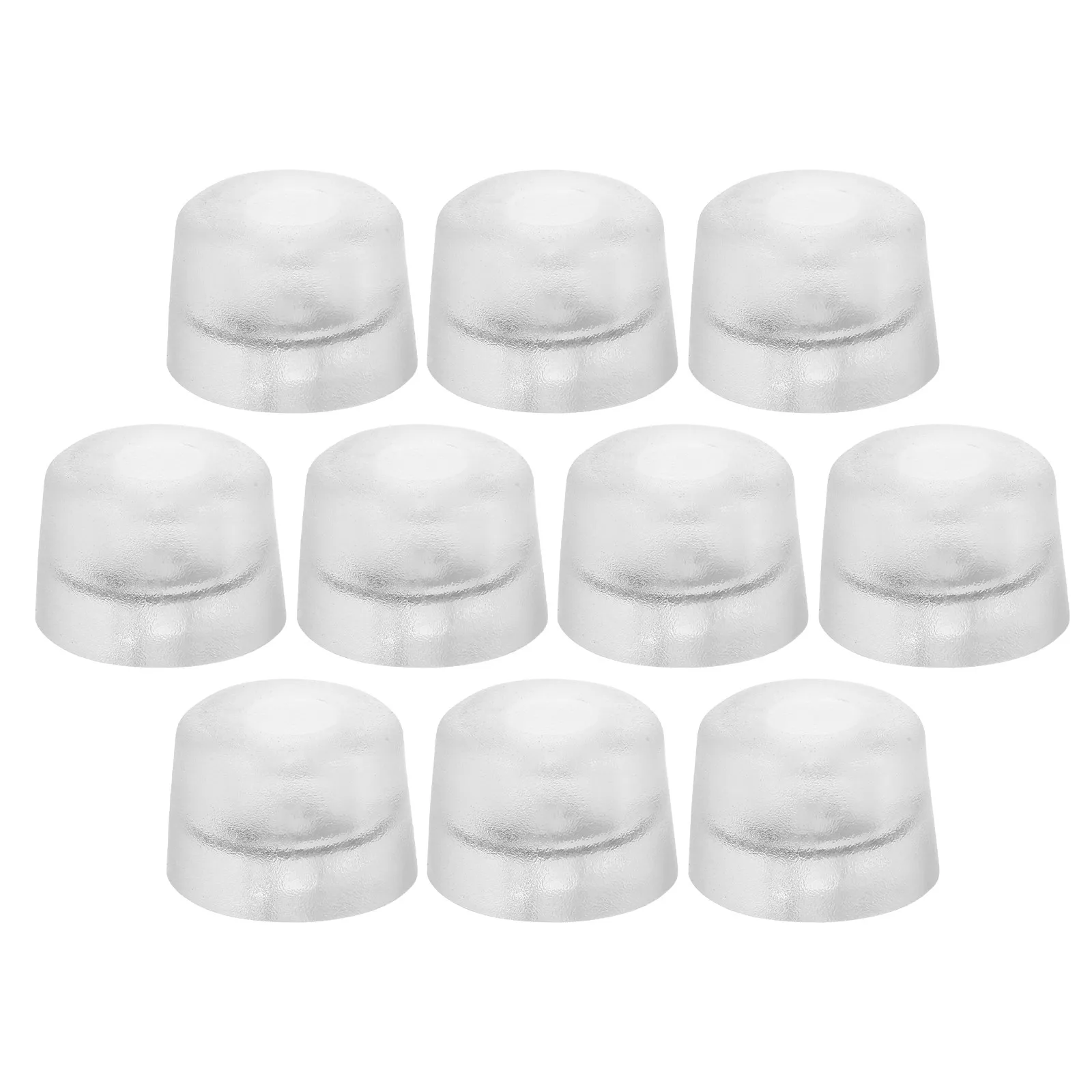 10Pcs 가구 다리용 부드러운 투명 실리콘 미끄럼 방지 패드 의자 테이블 책상 소파 바닥 보호 쿠션 가드