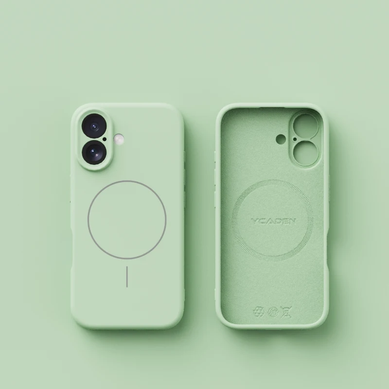Weiche magnetische Silikon-Handyhülle für APPLE IPhone Air 11, 12, 13, 14, 15, 16, 17, Pro Max, schlanke Schutzhülle auf der Rückseite – Detail 17