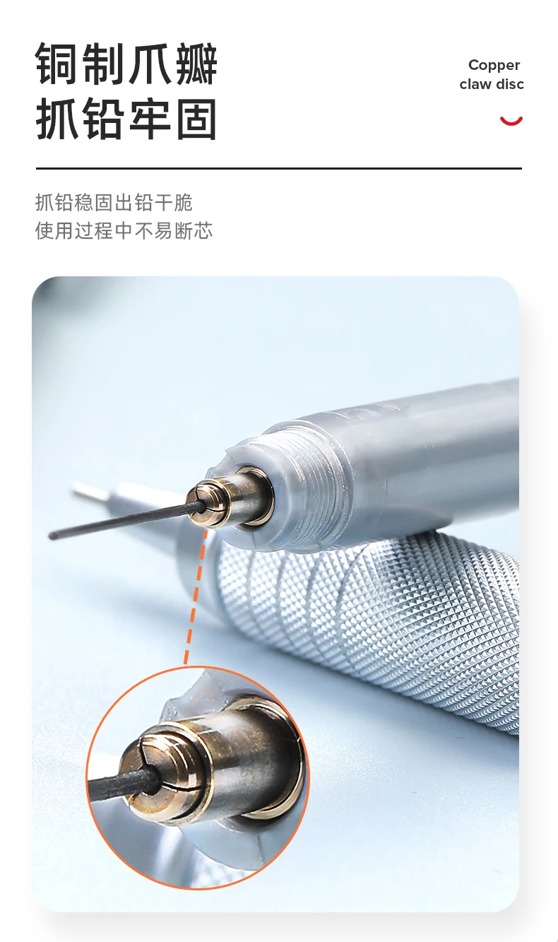 Japanischer Pentel-Automatikbleistift, Metallkopf 0,3/0,5/0,7/0,9 mm, Lapiseira Profissional, Handschrift, Zeichnen, Skizzieren, Kunstschreibwaren – Detail 5