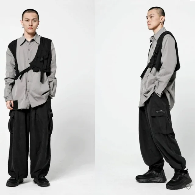 Irregular Cargo Sling Vest 3