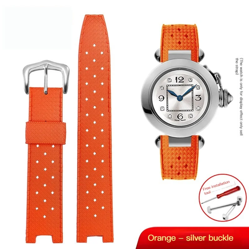 Waterproof & Sweatproof Concave Rubber Strap
