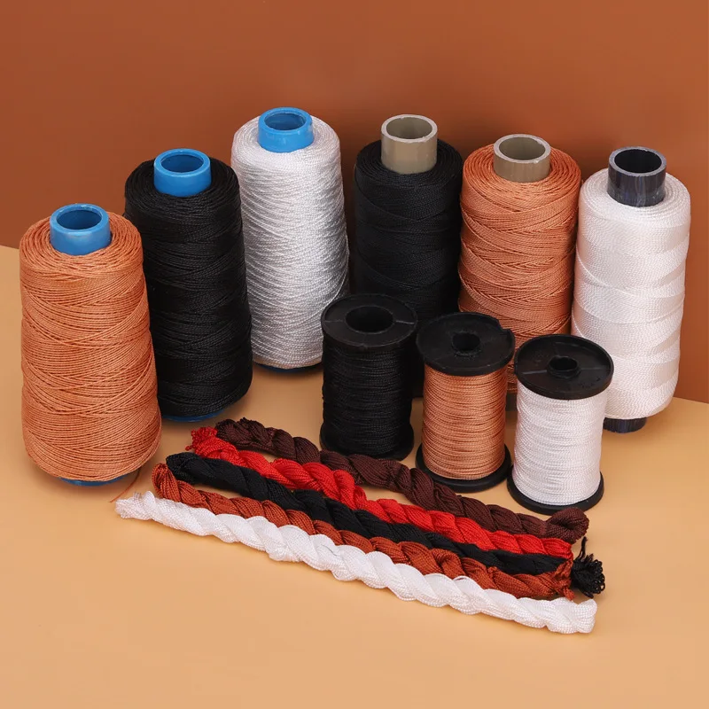 Dropship 150D 0.8MM Leather Sewing Waxed Thread Flat Waxed Thread