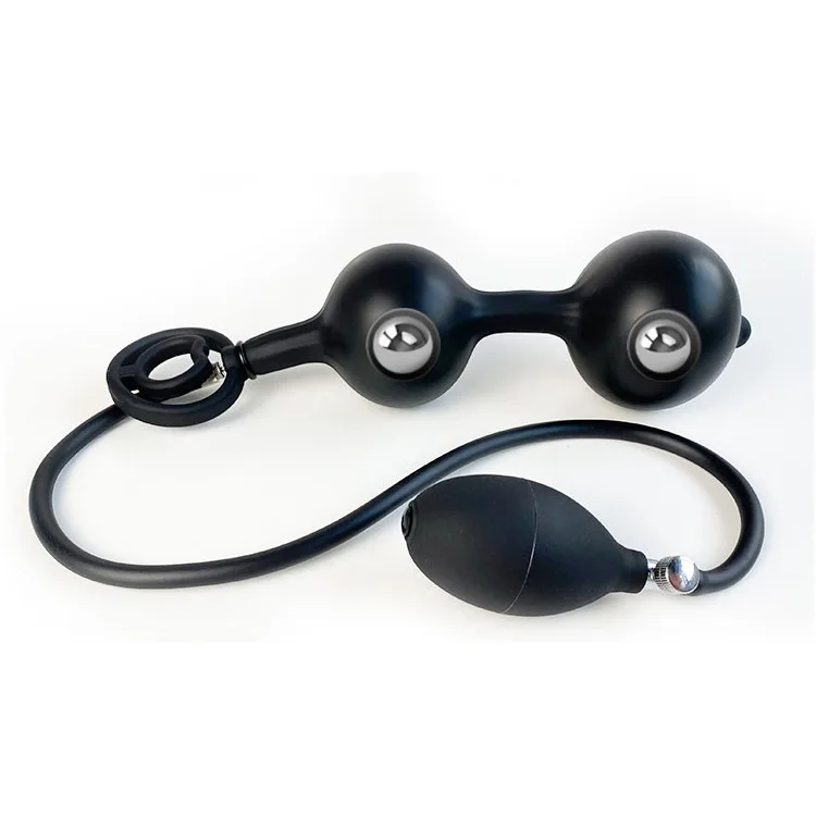 Premium Inflatable Silicone Anal Expander for Couples-Prostate Massager and Enormous Ano Pump-Adult Games and Sexual Toys