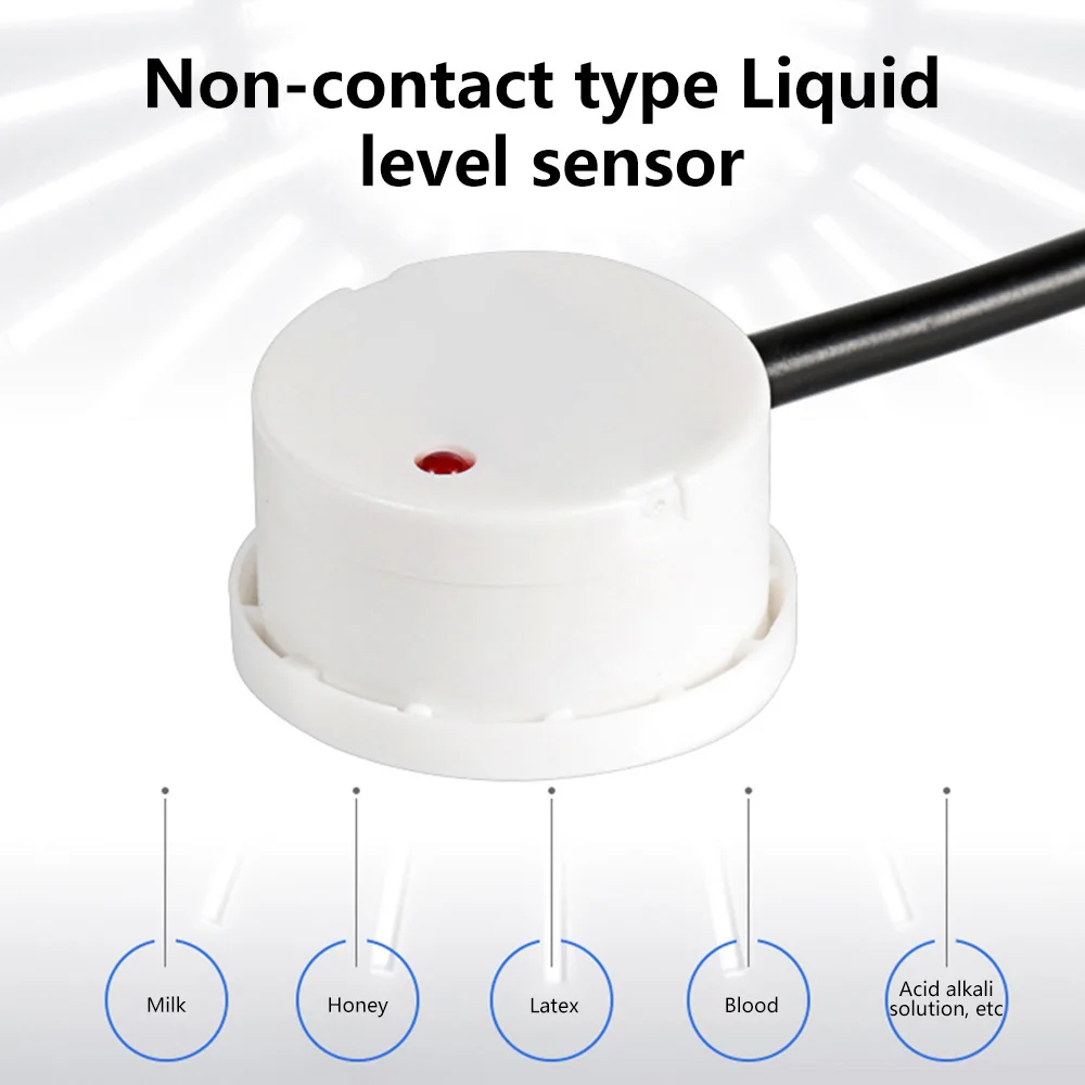 Xkc y29 dc12 24v non contact liquid level sensor switch outer adhering
