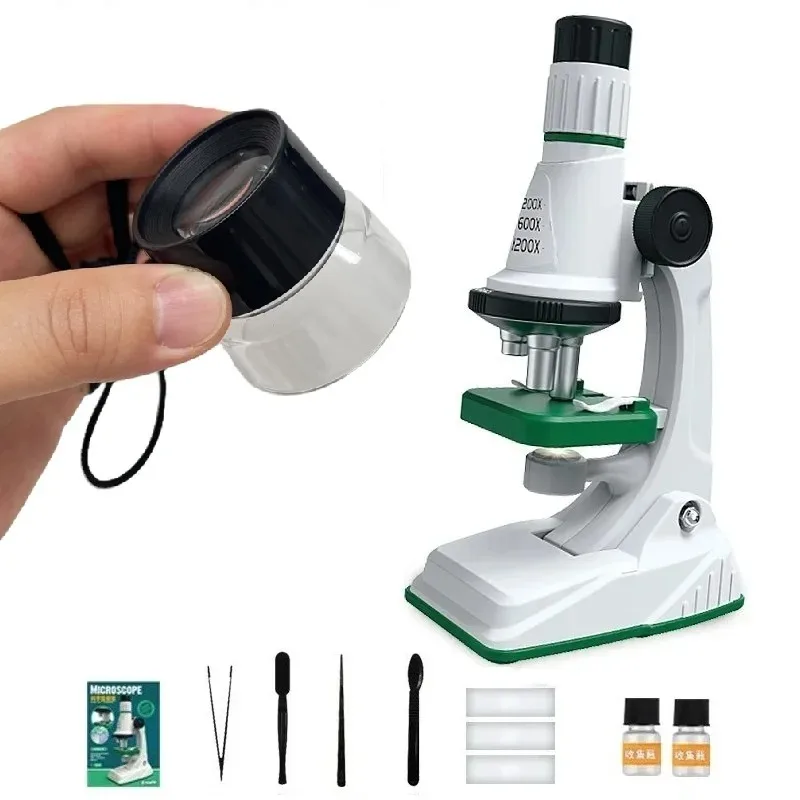Green with loupe
