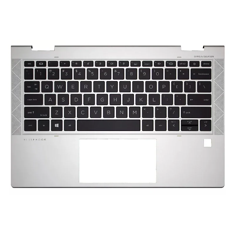 

Новинка для HP EliteBook X360 830 G7 G8 835 730 735 G7 G8, подставка для рук, верхняя зеркальная подсветка, клавиатура, сменная крышка, серебристая