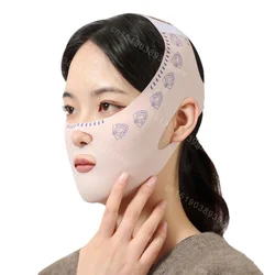 V Line Face Slimming and Lifting Mask with Chin Strap (Pink)