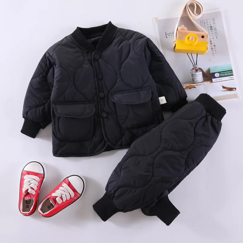 Baby Winter Cotton Jacket & Pants Set 2