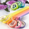 10Rolls/lot Rainbow Washi Tapes Scrapbooking Basic Masking Tape Journal Supplies Decorative Adhesive Stationery Washi Tape Set 4