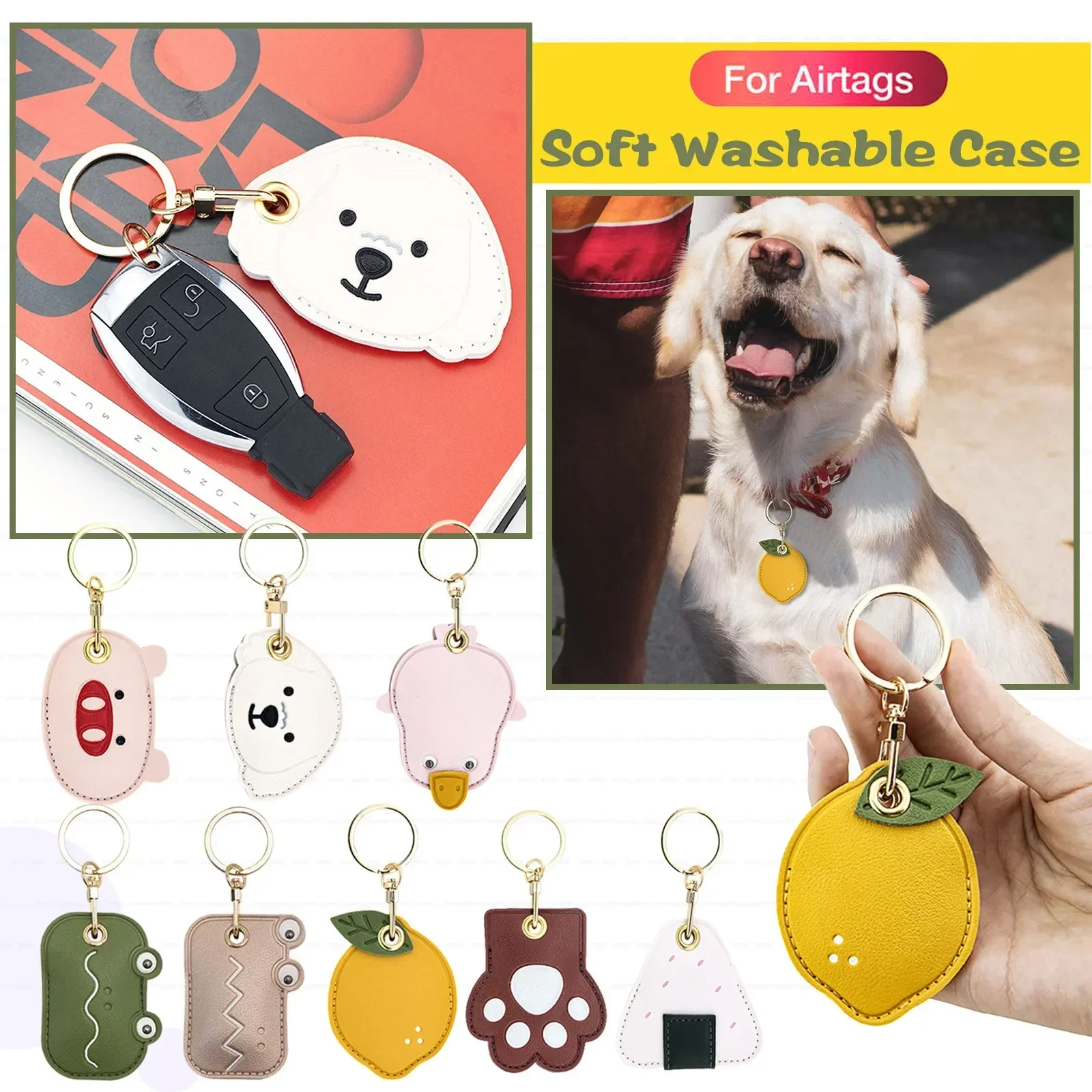 

1PCS Keychain Wallet for Tracker Protective Sleeve Anti-lost Key Holder Key Finder for Locator Case Keychain